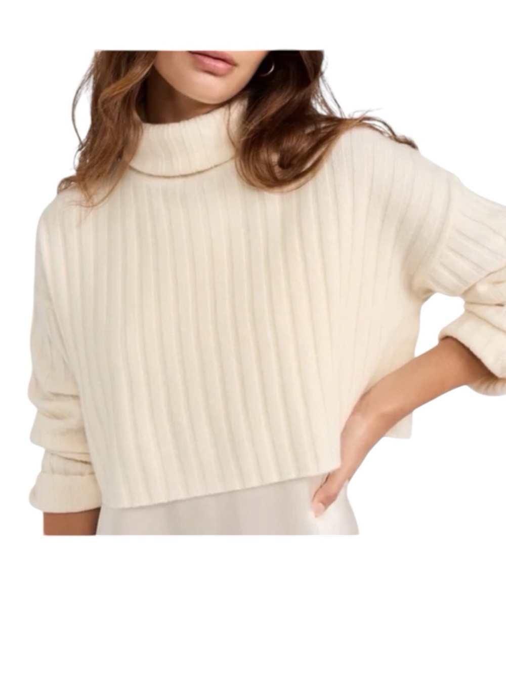 SABLYN Robbie Mohair Oversized Cropped Sweater size XS